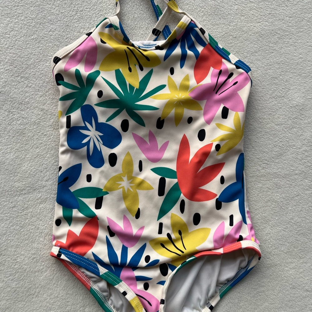 Hanna Andersson Toddler Girls’ 4T One Piece Swimsuit